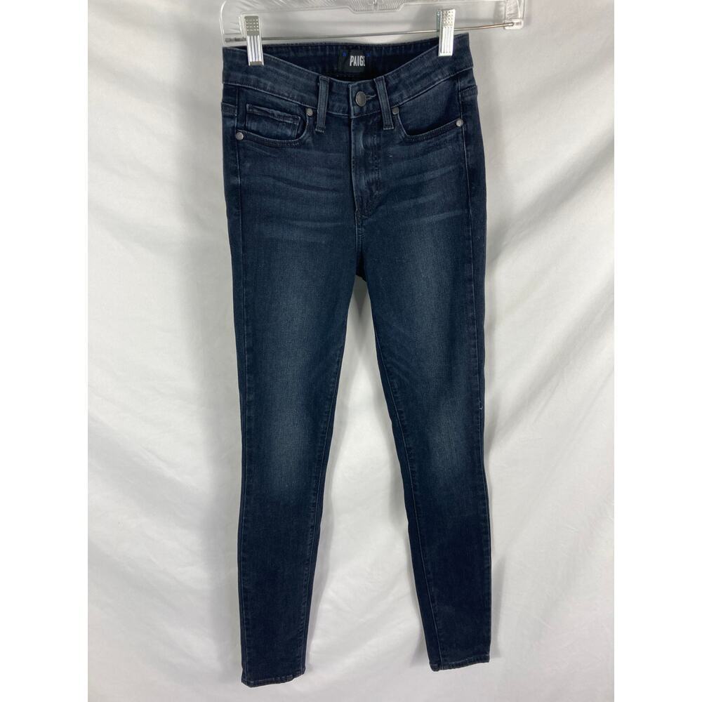 Paige Hoxton Ultra Skinny Dark Messina Wash Jeans Size 24
